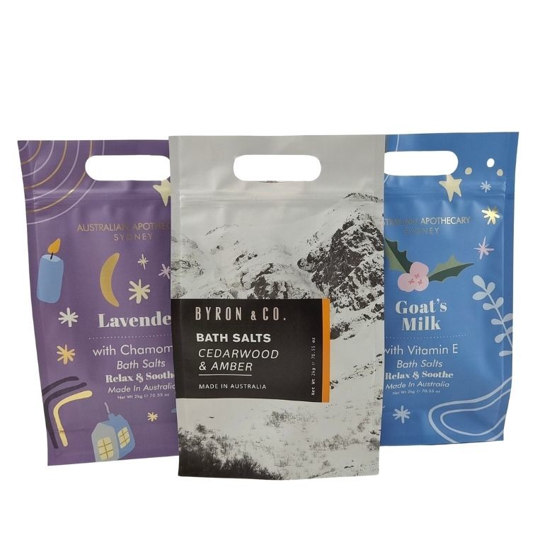 طراحی سفارشی کیسه زیپ کیسه اسکراب بدنه بسته بندی فویل آلومینیومی کیسه های مایلار