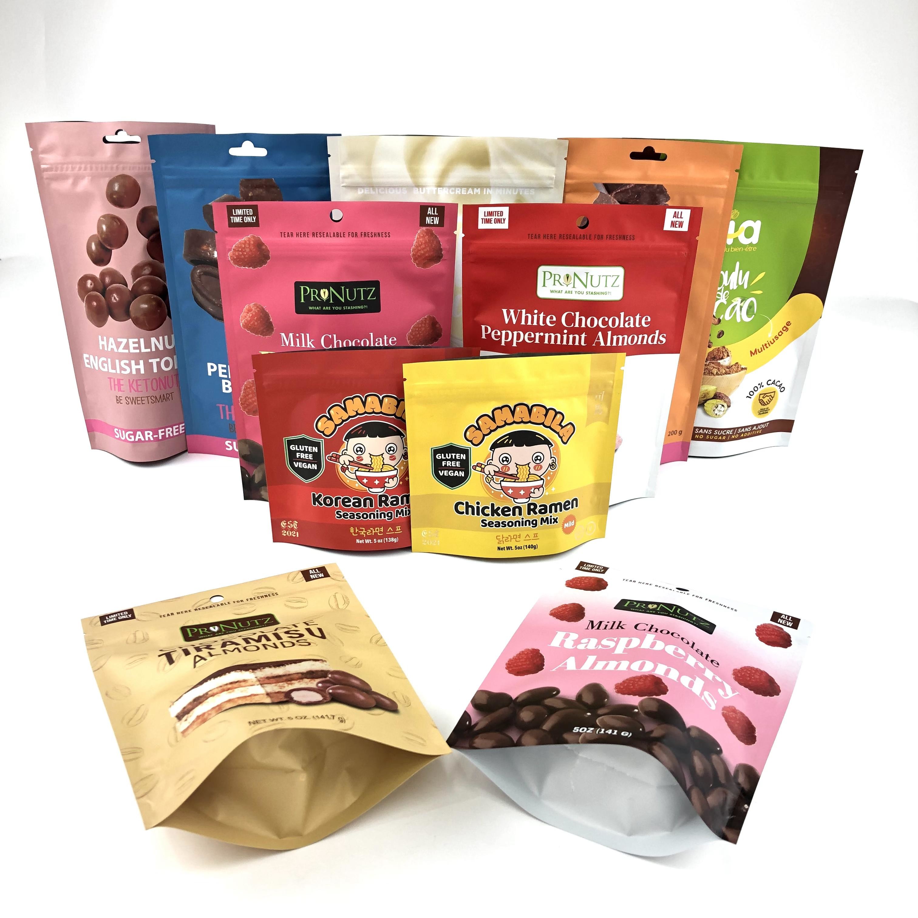 بسته بندی دیجیتال 3.5 گرمی کیسه پلاستیکی ضد بو زیپلاک خوراکی