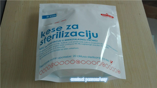 مایکروویو Steil Sterilizer Retort Bag / FDA کیسه استریلر مایکروویو پلاستیکی پلاستیکی را تأیید کرده است