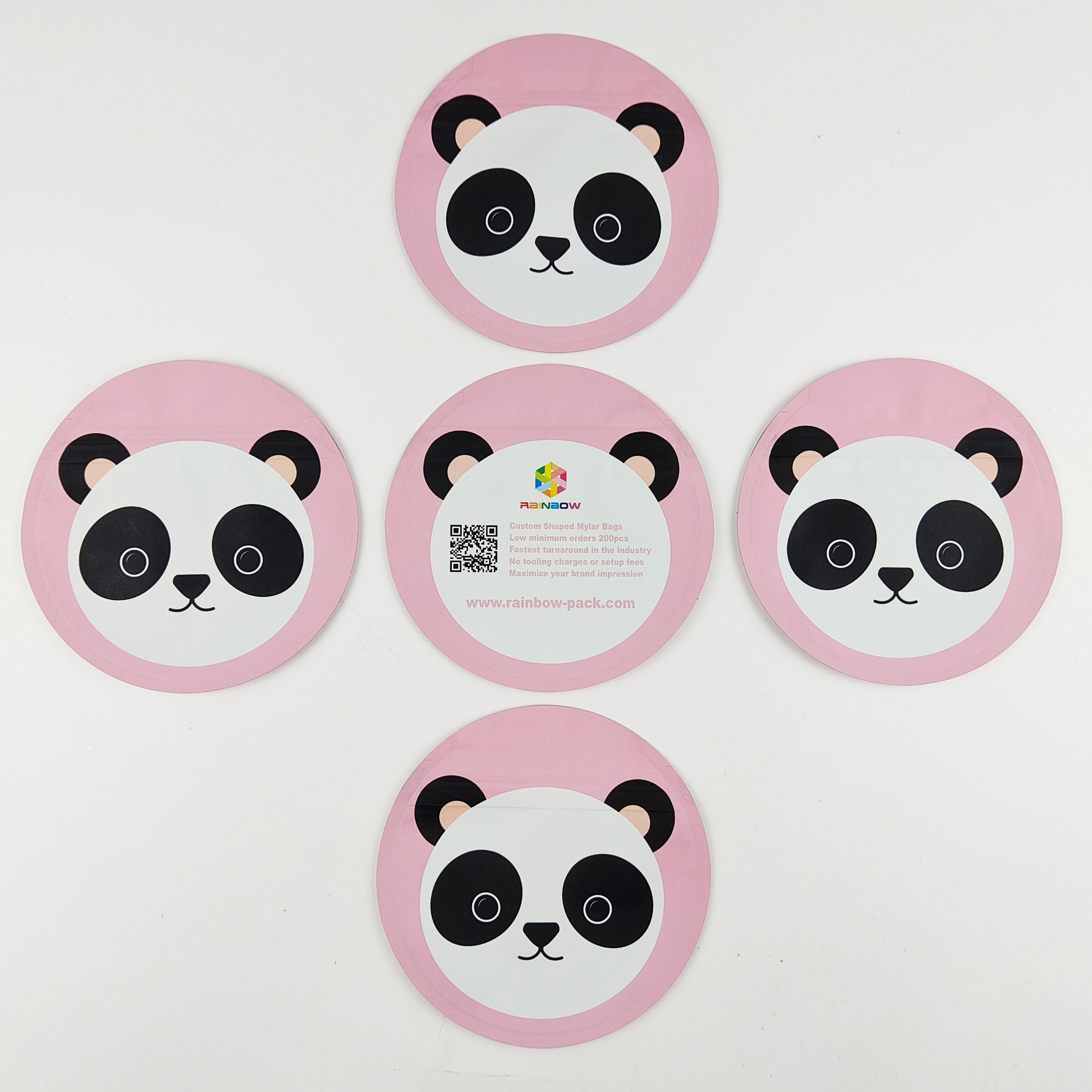 کیسه های 3.5 گرمی 7 گرمی آب نبات خوراکی با شکل خاص کیسه های دای کات مایلار ضد بوی نامنظم