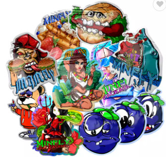 کیسه بسته بندی مواد غذایی خوراکی نرم لمسی 3.5 گرمی کیسه های مایلار دای کات شکل خاص کوکی