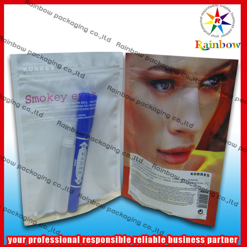فویل آلومینیومی لوازم آرایشی و بهداشتی کیسه بسته Bpa رایگان با فشرده سازی قفل