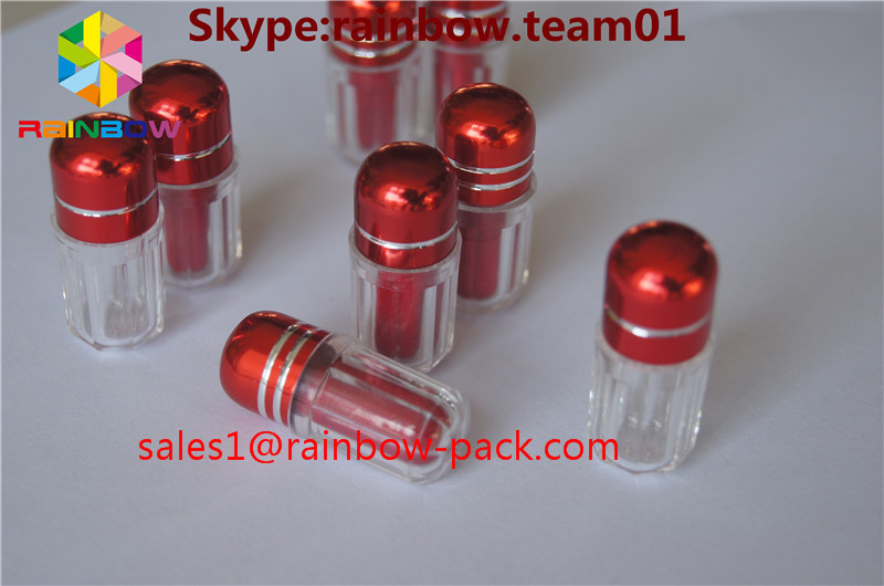 بطری های قرص پلاستیکی برای فروش ظروف کپسول دیک شکل بطری کپسول آبی ظروف شش گوش و هشت ضلعی