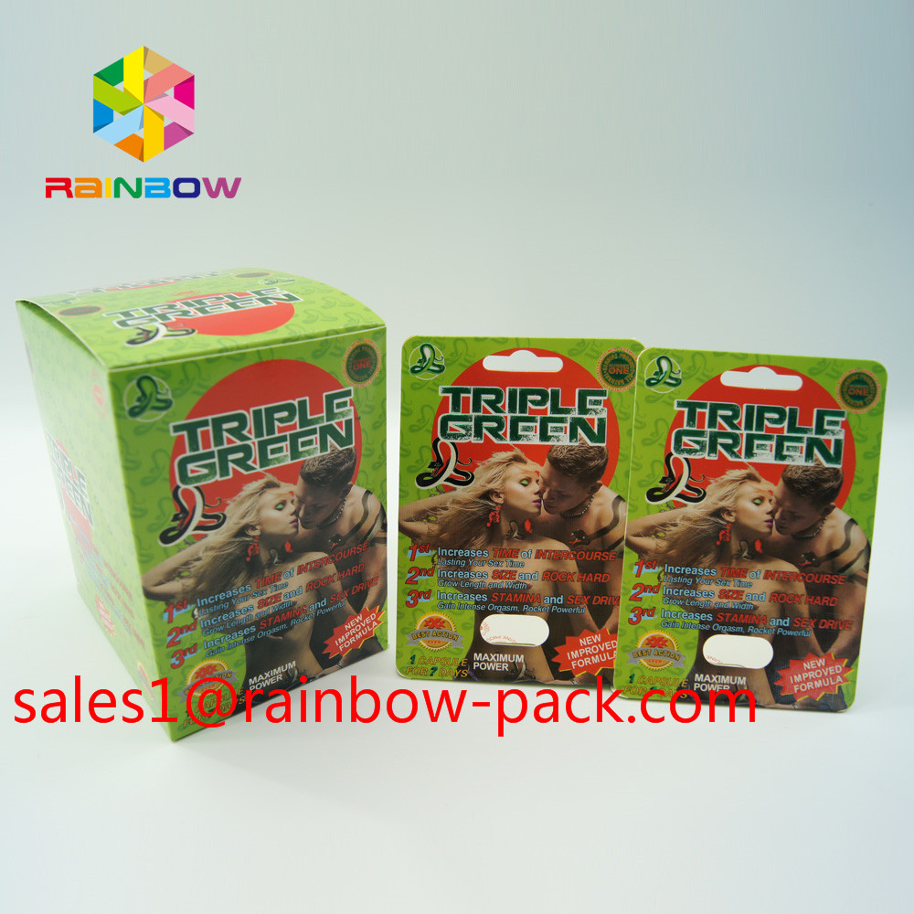 جعبه نمایش جعبه سیاه Mamba جعبه قرص افزایش جنسی قرص 3D اثر قرص جنسی