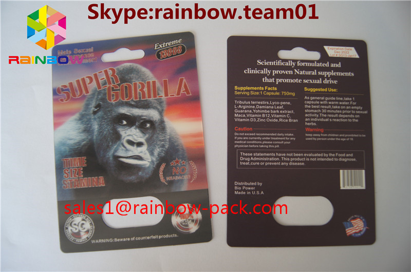 کارت چاپ 3D FX 25000 کارت های پلاستیکی 3D lenticular سفارشی Rhino V7 3D قرص های جنسی 3D بسته بندی کارت قرص جنسی 3D