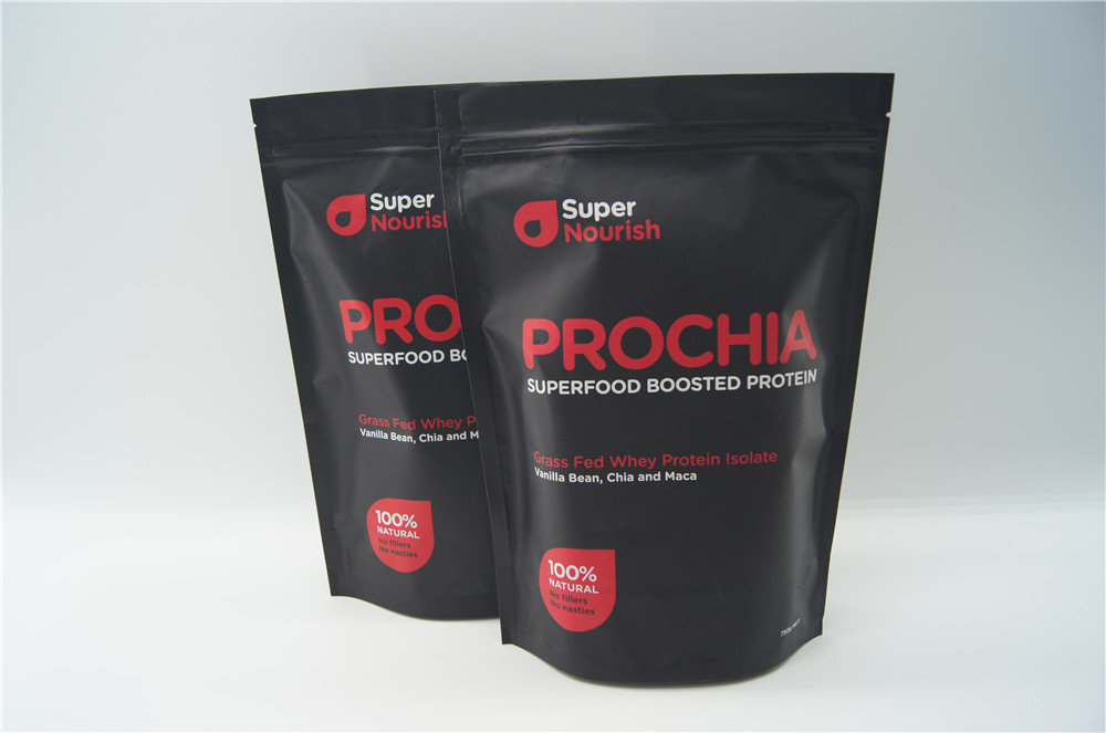 فویل آلومینیومی سفارشی بازیافت بسته بندی کیسه های زیپ بسته بندی پروتئین آب پنیر