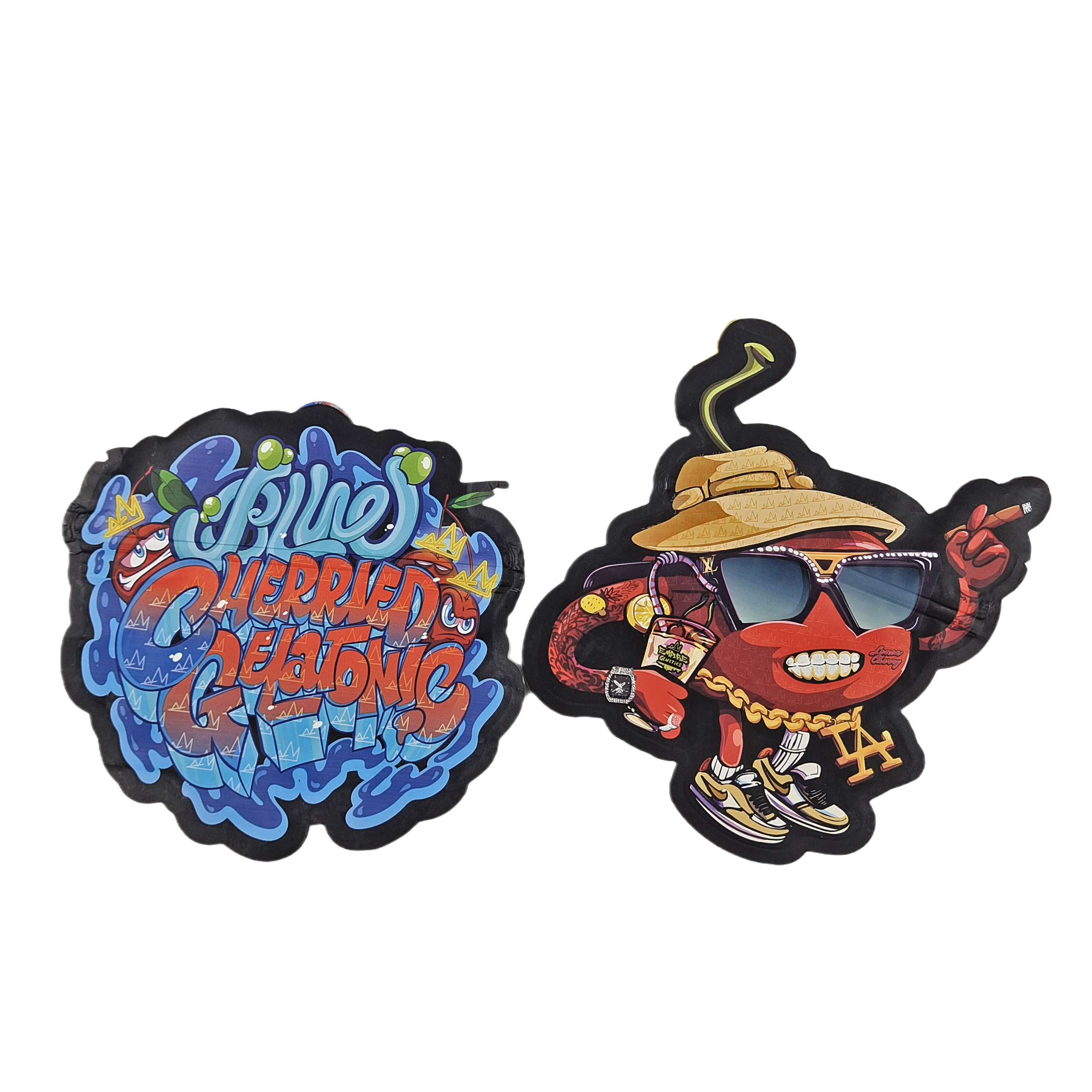 بسته بندی پلاستیکی شکل 3.5 گرم 7 گرم 14 گرم 28 گرم طرح سفارشی نامنظم قالب ضد کودک