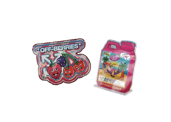 کیسه‌های زیپ‌دار ضد کودک با شکل خاص، کیسه‌های 3.5 گرمی - 28 گرمی ضد بو