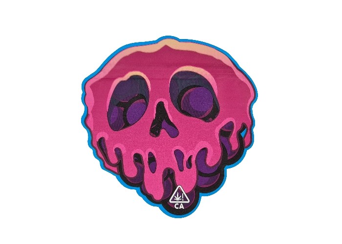 3.5 گرم - 28 گرم هولوگرام فویل آلومینیومی کیسه های مایلار مات فینیش نامنظم خاص