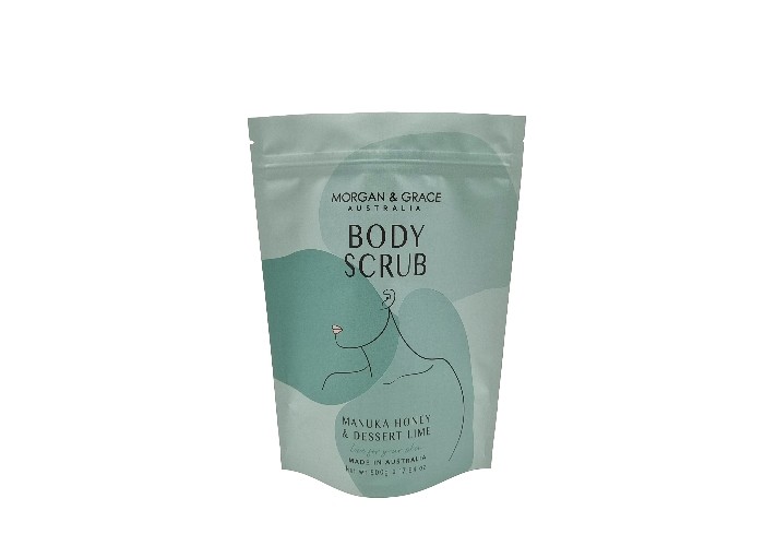 چاپ دیجیتالی کیف ایستاده سفارشی کیسه بسته بندی ضد آب برای پاک کردن بدن