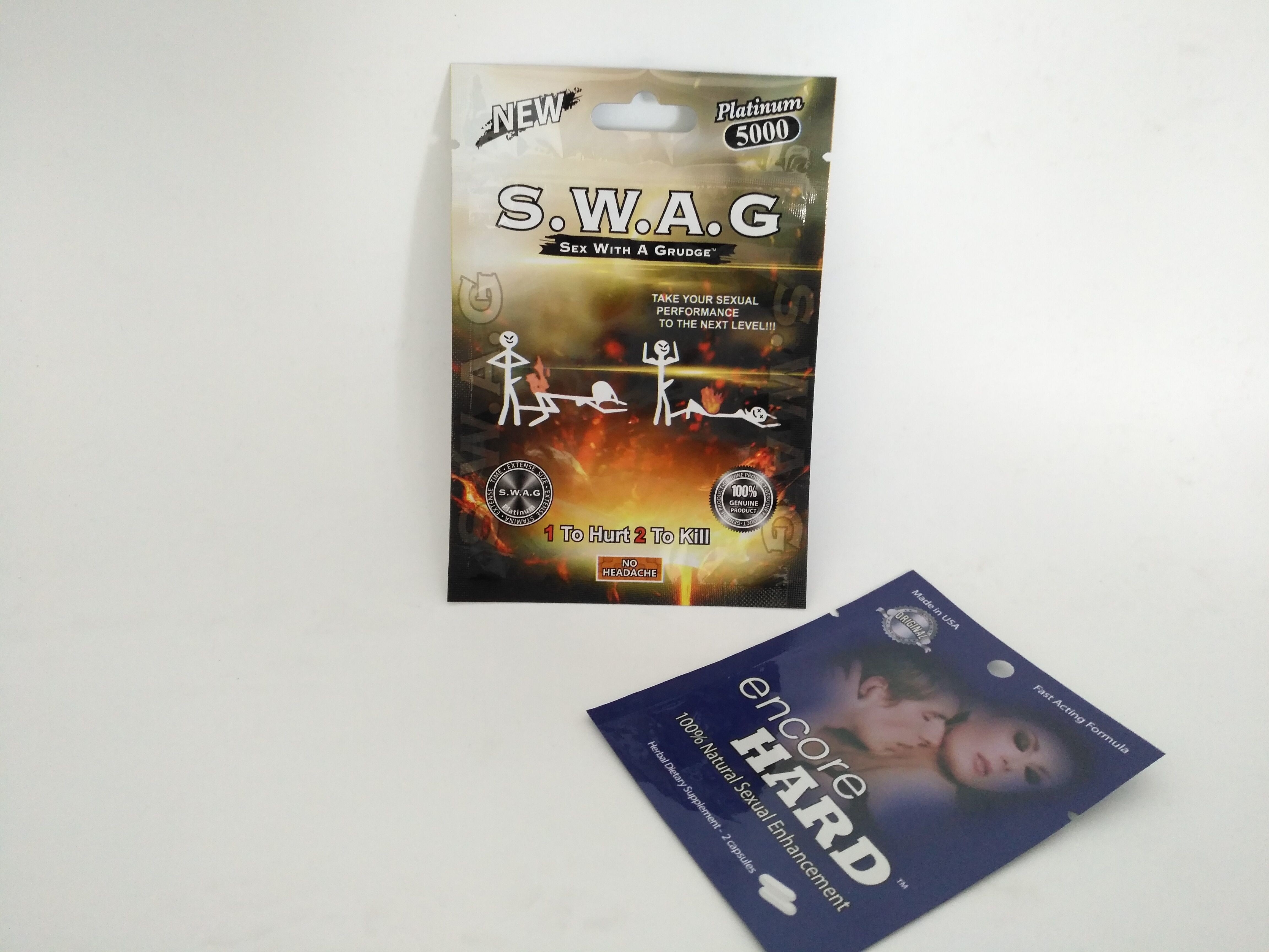 3 Side Seal Pill بسته های کیسه های بسته بندی اشک برای پودر کپسول سخت Encore