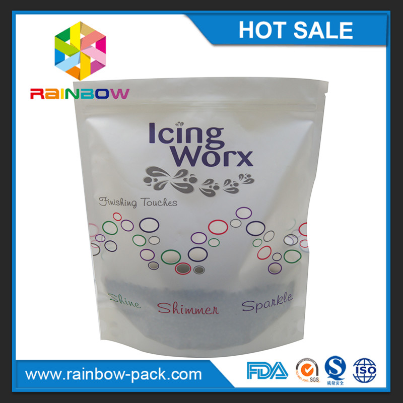 مات آرم سفارشی چاپ مطبوعات Ziplock کیف با پایه پایین