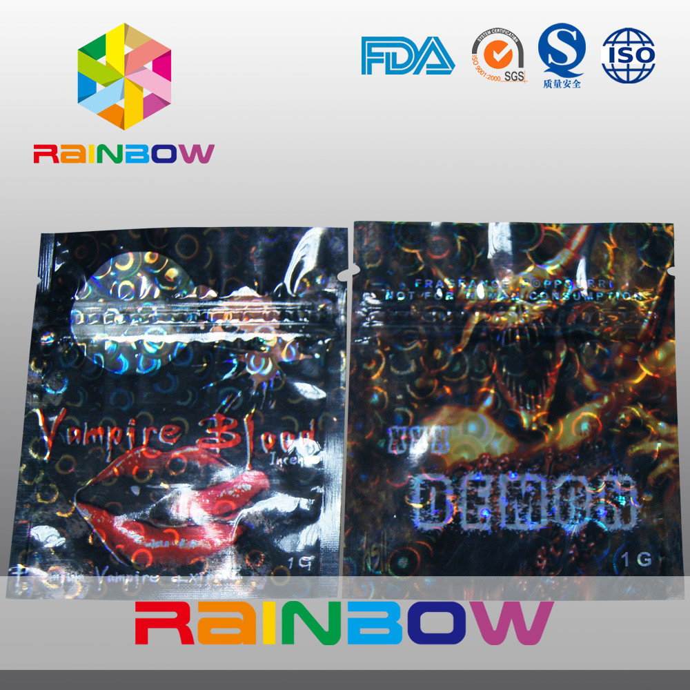 مواد روکش مواد مخدر میمون گیاهی مینی Ziplock کیسه های با تیغ برش