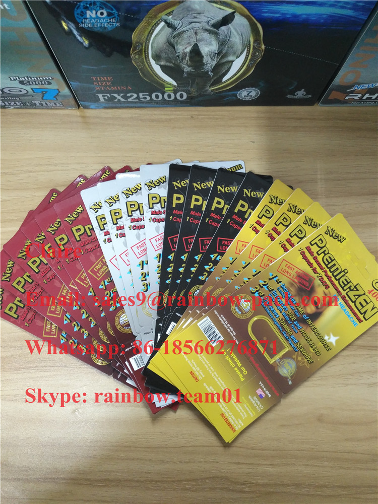 PremierZen Gold Men Enhancement Pill Card Package Package in stock with 3D effect