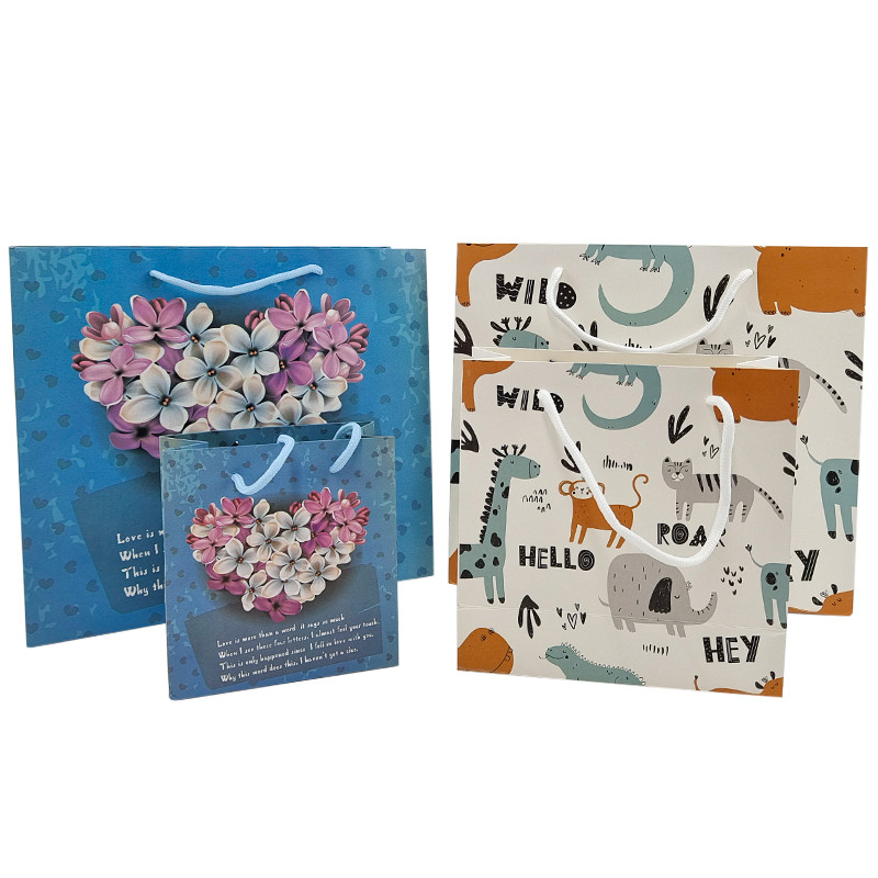 بسته بندی سفارشی کیف کاغذی کرافت با کیفیت بالا کیف خرید قابل تجزیه