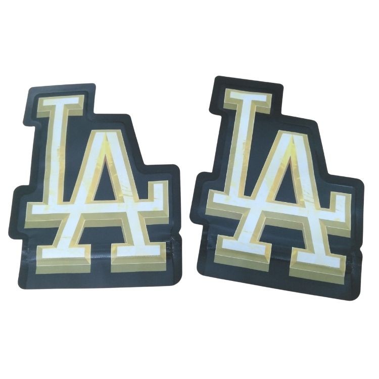 بسته بندی شده چاپ شده 3.5g منحصر به فرد ویژه برش مرطوب شکل نامنظم کیسه های مایلار مهر شده 8th ضد بوی خاص کیلی کیسه مایلار