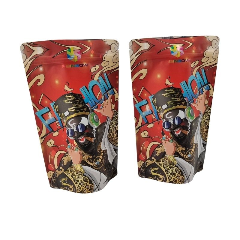 پاکت آبپاش و محکم لوازم آرایشی با زیپ ایستاده