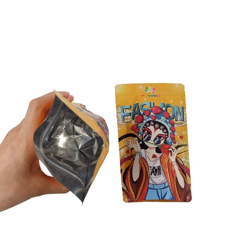 سفارش سفارشی پذیرفته شده بسته بندی کیسه میان وعده با طراحی سفارشی