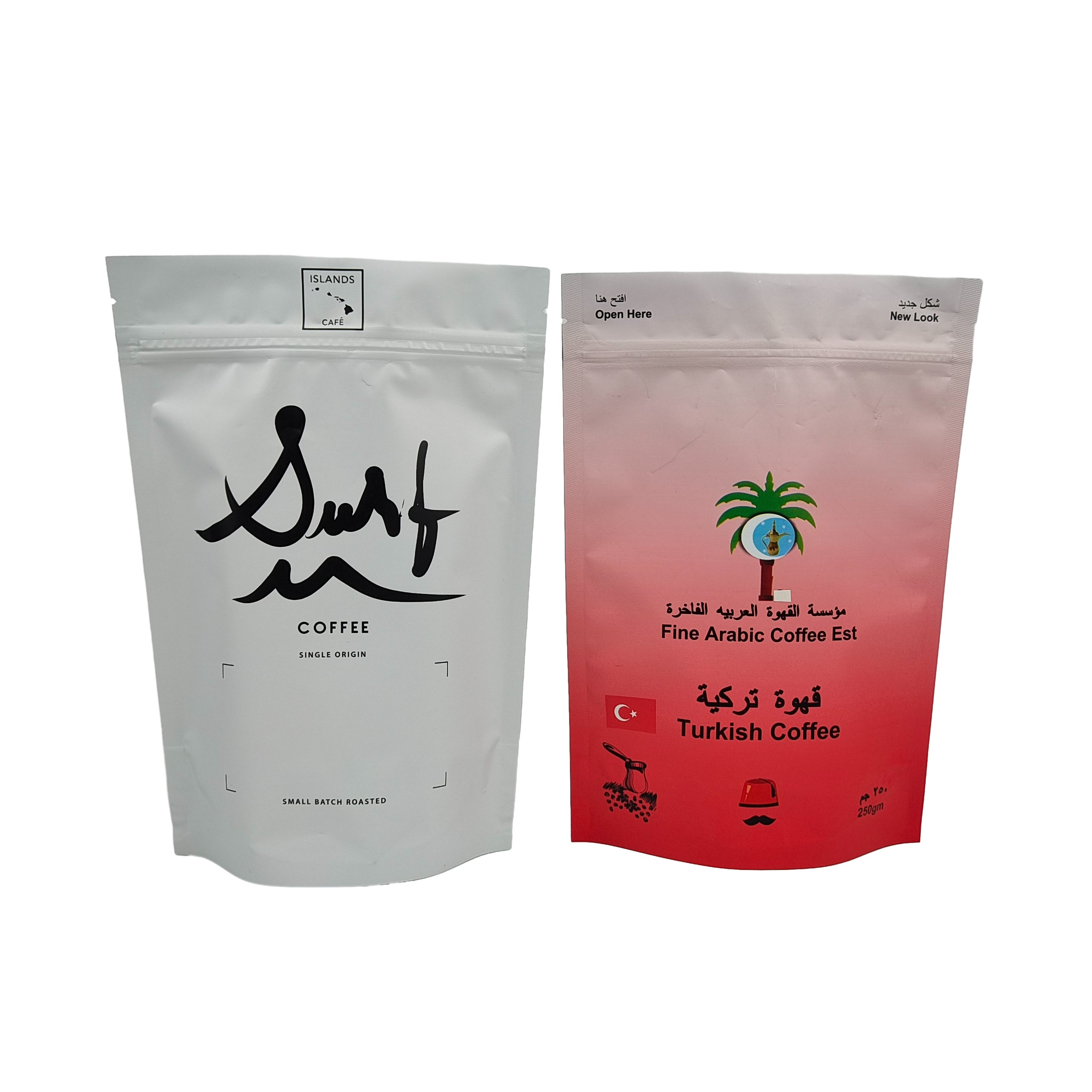 کیسه های بسته بندی درجه غذایی شفاف شیشه ای بسته بندی سفارشی چاپ شده Ziplock دوباره بسته بندی شده