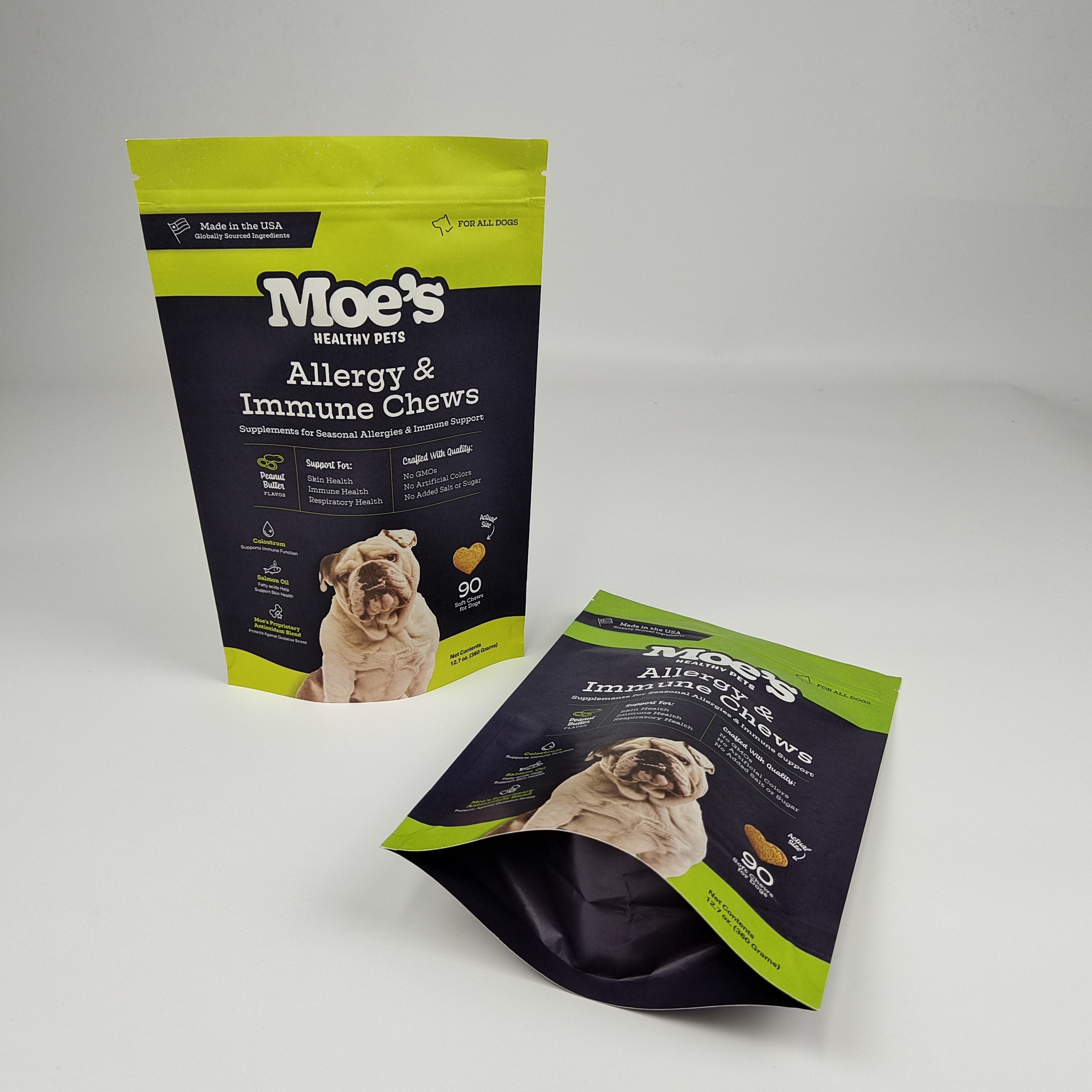 پاکت کاغذی کرفت سفید قهوه ای که می تواند بازیافت شود