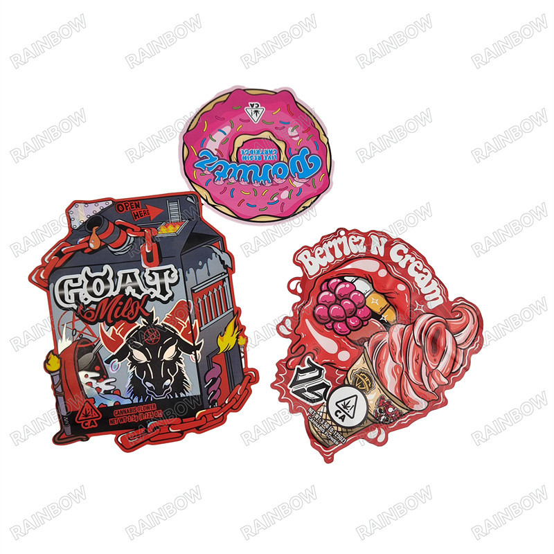 کیسه های چاپ دیجیتال با دقت بالا برای کیسه های برش مرسوم 3.5g ضد بوی