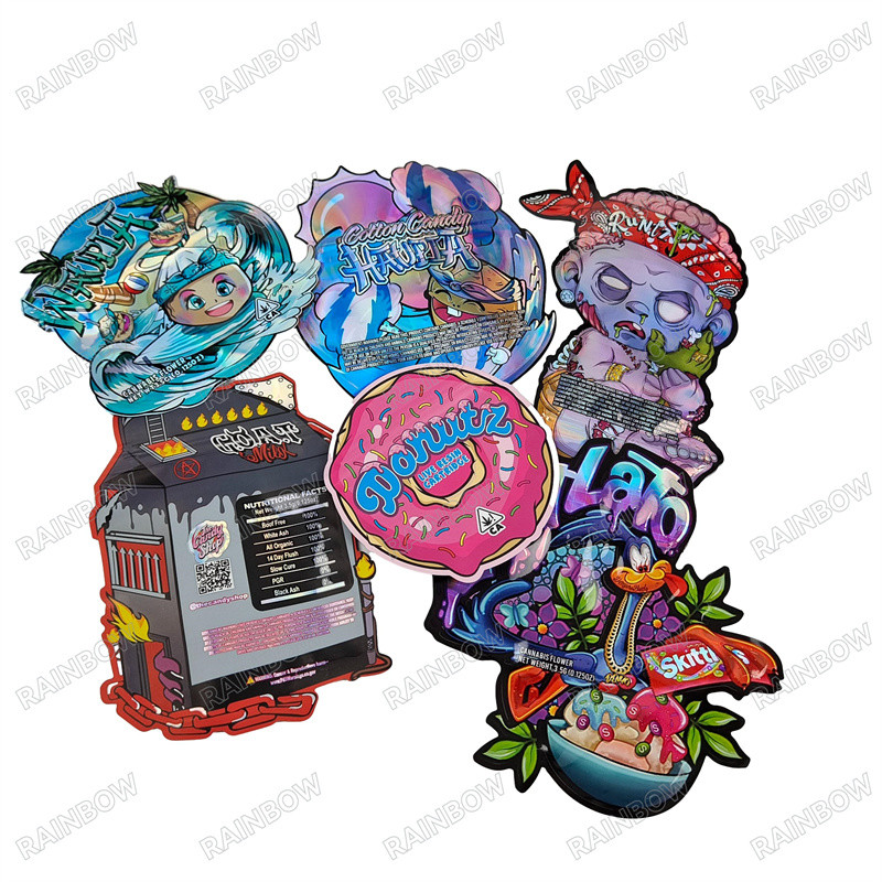 کیسه های برش مرسوم با زیپ ضد بچه و دوام طولانی برای طراحی چاپ