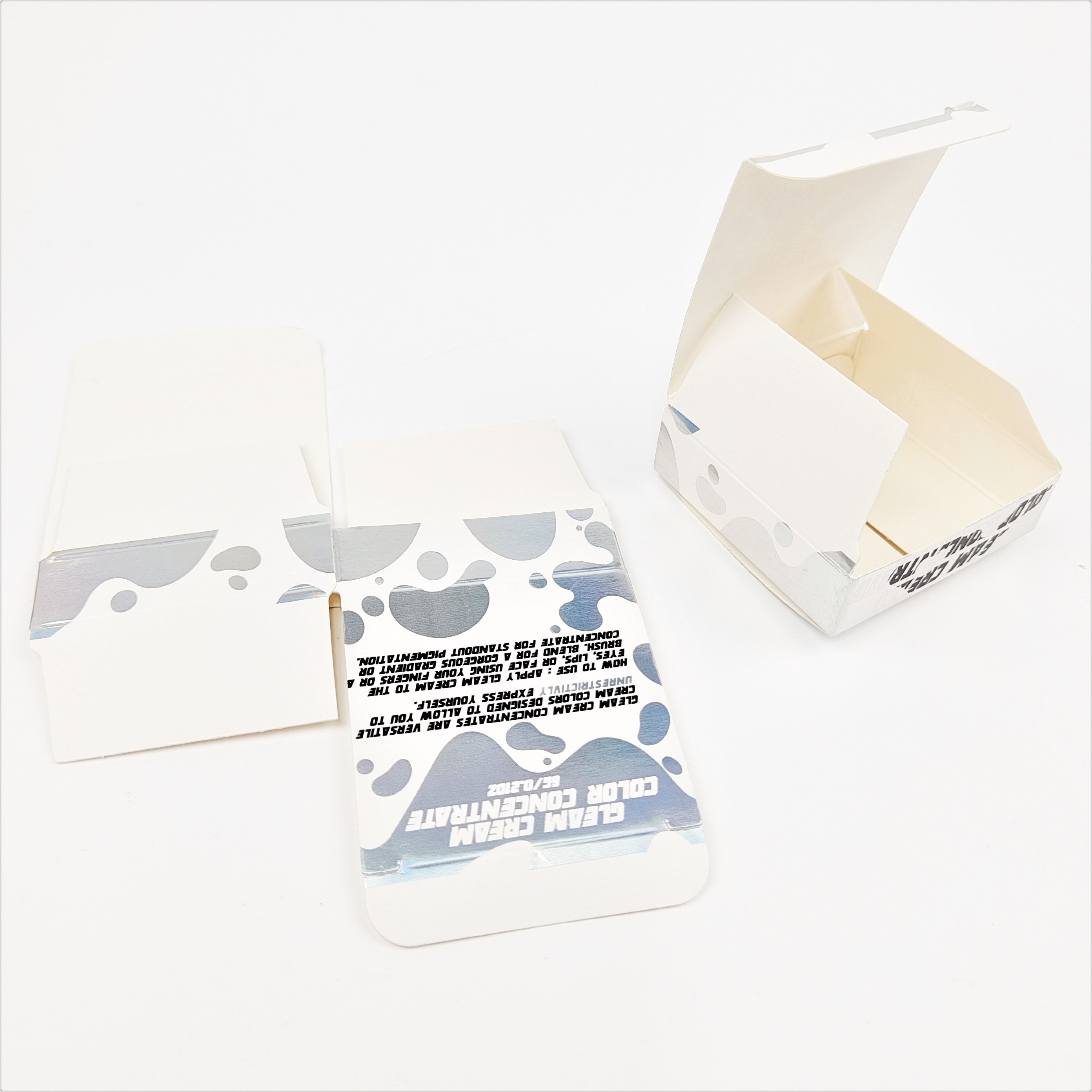 بسته بندی جعبه تاشو 350 گرم ضخامت و بیشتر