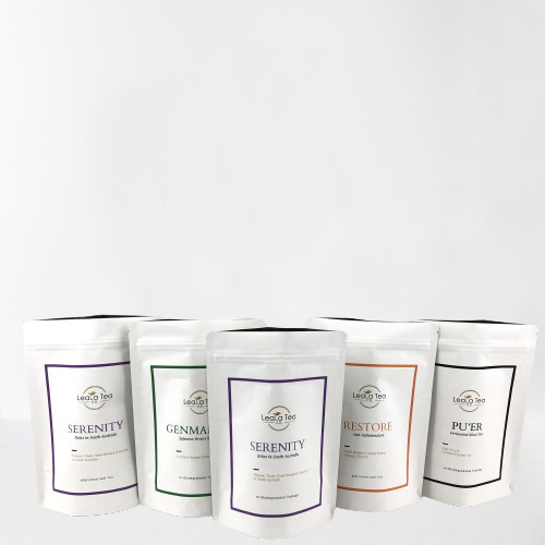 کیسه های ایستاده قابل بسته بندی مجدد با لوگو سفارشی برای بسته بندی کیسه های چای خشک