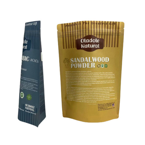 بسته بندی کیسه ی اسنک کاغذهای قهوه ای کرافت