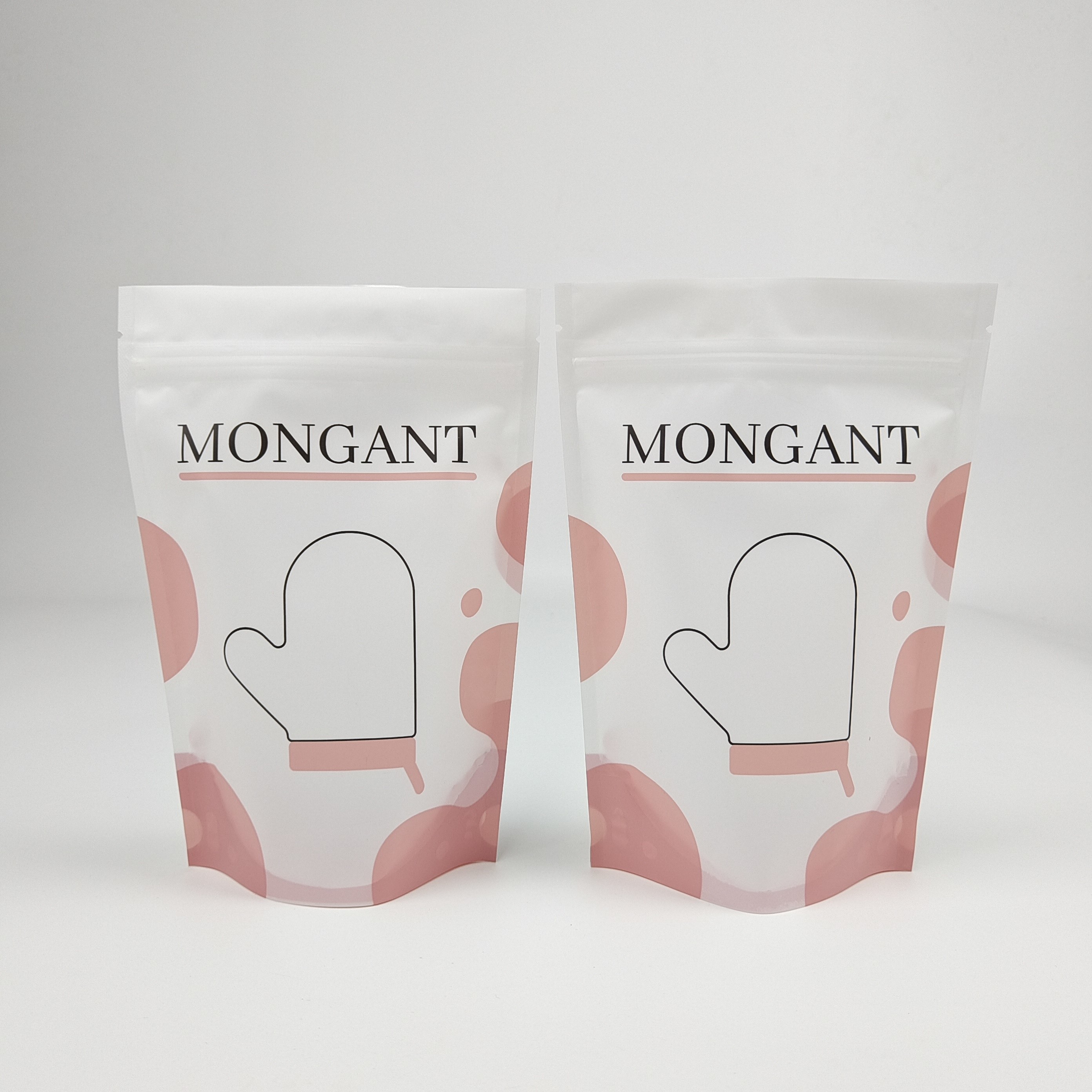 کیف قفسه ای زپ قفل شده از ورق آلومینیوم لایه دار / کیف فولیک سفید ماتی / کیف قهوه ای زپ قفل شده سفارشی