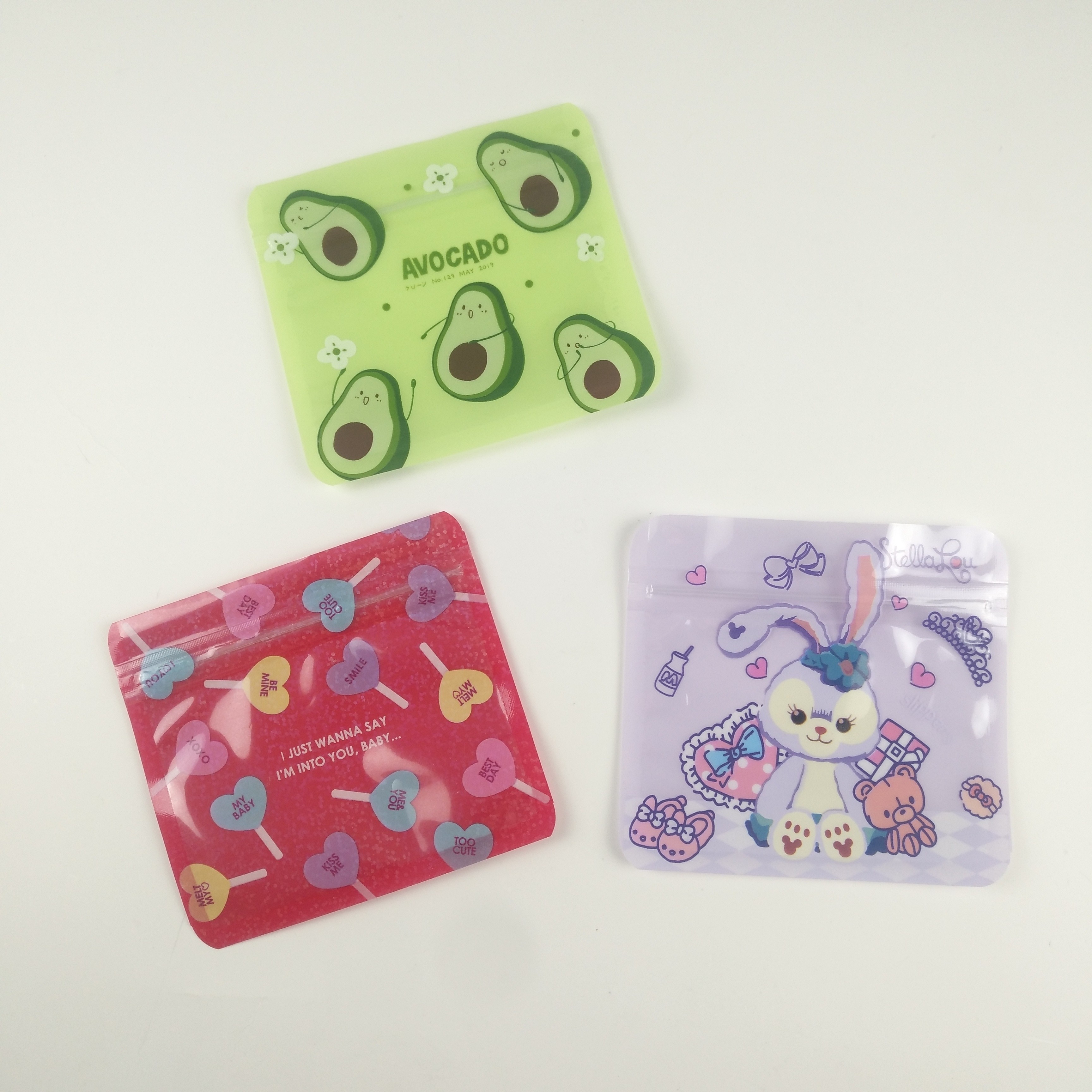 اندازه و رنگ های سفارشی موجود کیسه های پلاستیکی بسته بندی برای بسته بندی مواد غذایی