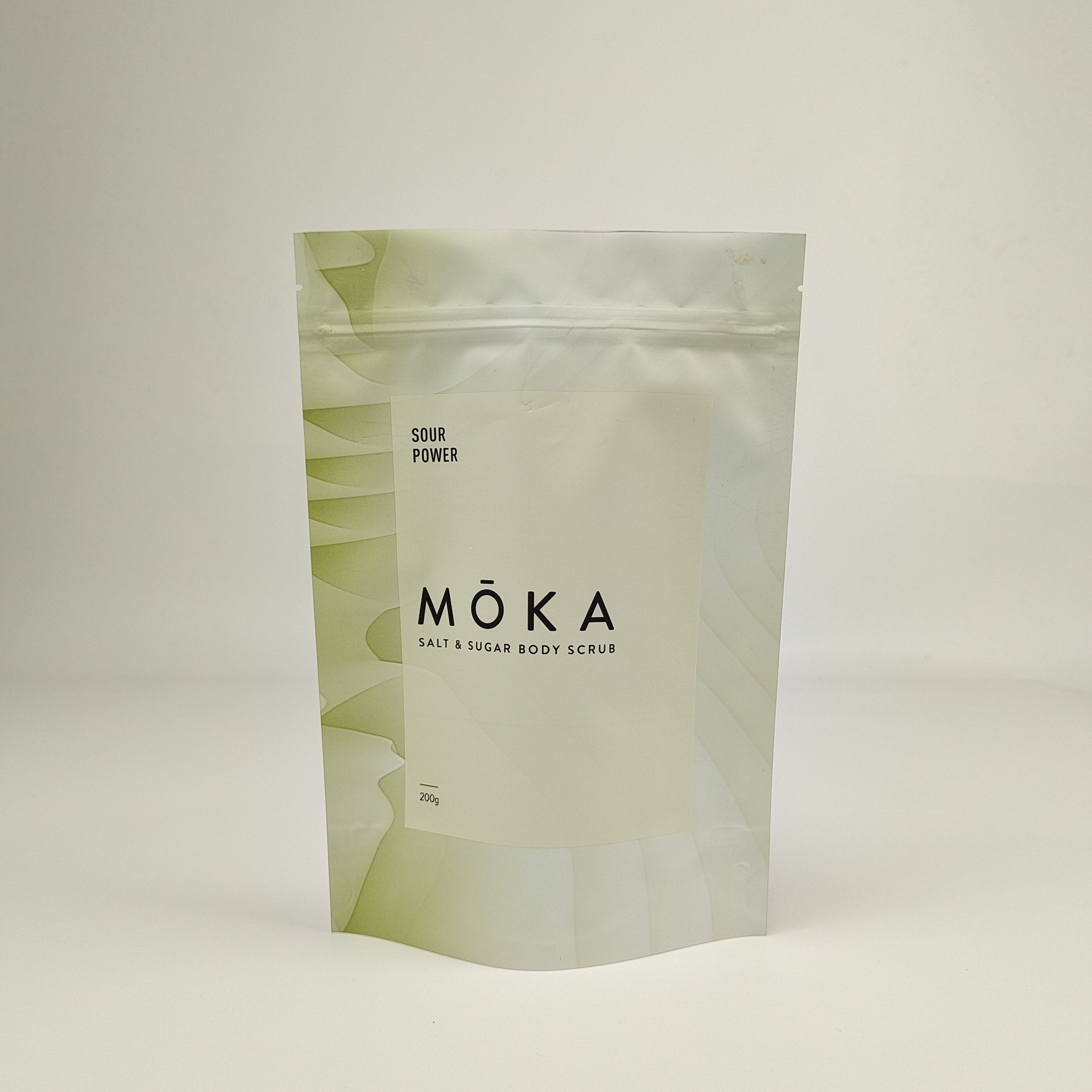 برچسب خصوصی اسپا طبیعی حمام نمک بسته بندی کیسه سفارشی دیجیتال چاپ ایستاده Ziplock کیسه مایلار برای بدن پاکت