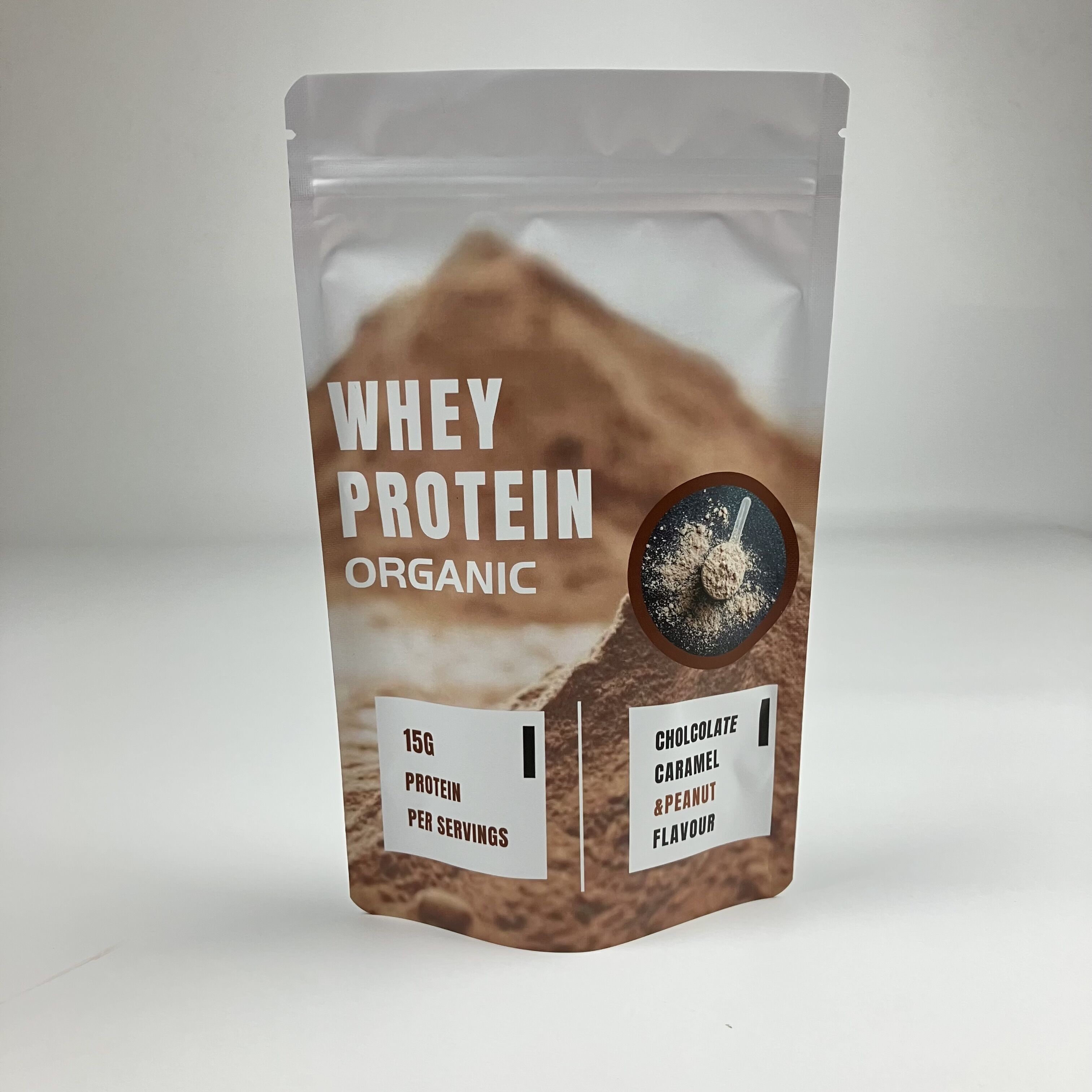 کوله های مایلار چاپی دیجیتالی ماتی VMPET ضدبو زپ کیف CMYK کیسه پانتون 250g