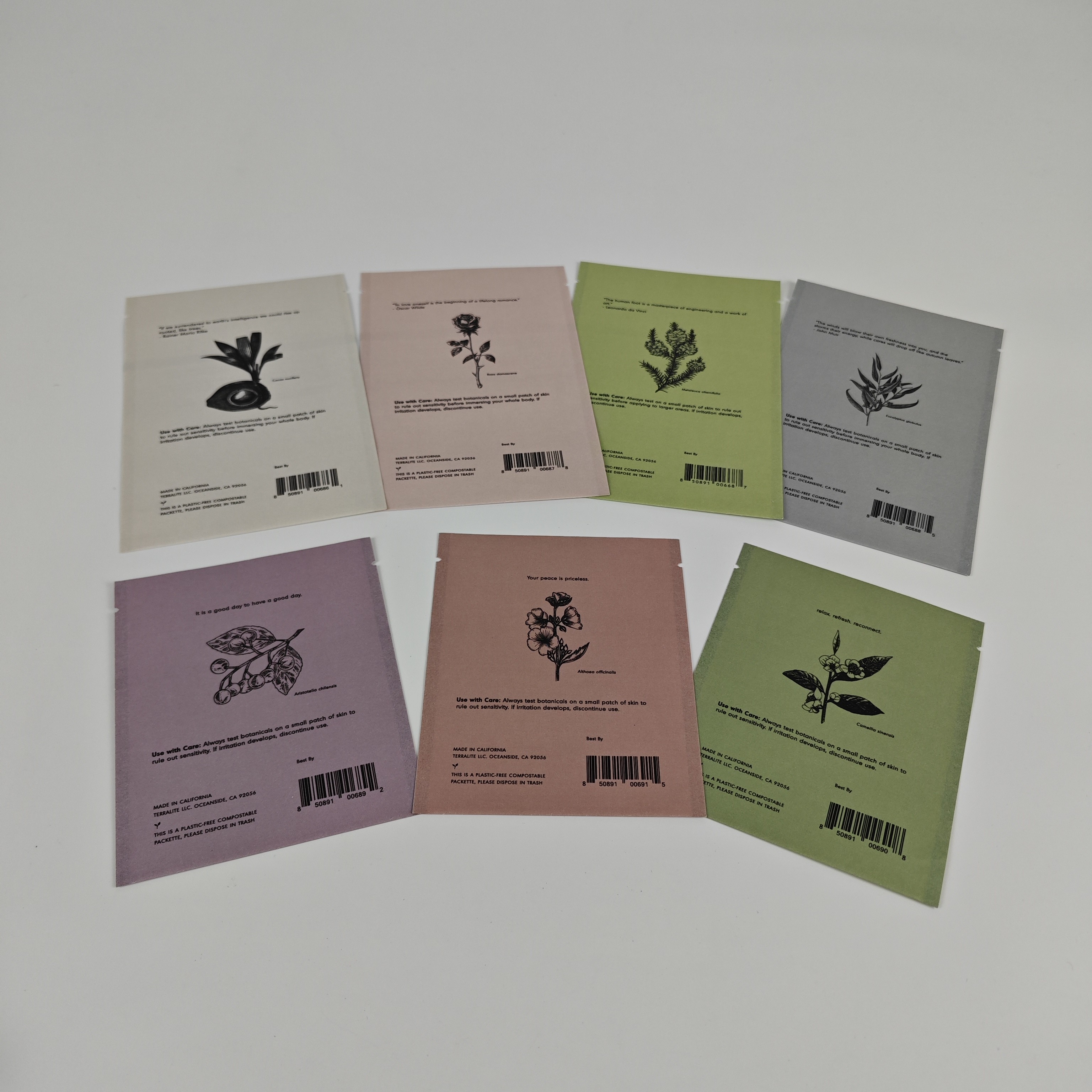 Ziplock Biodegradable Kraft Stand Up Pouch چاپ دیجیتال کیسه های مایلار قابل بسته بندی مجدد