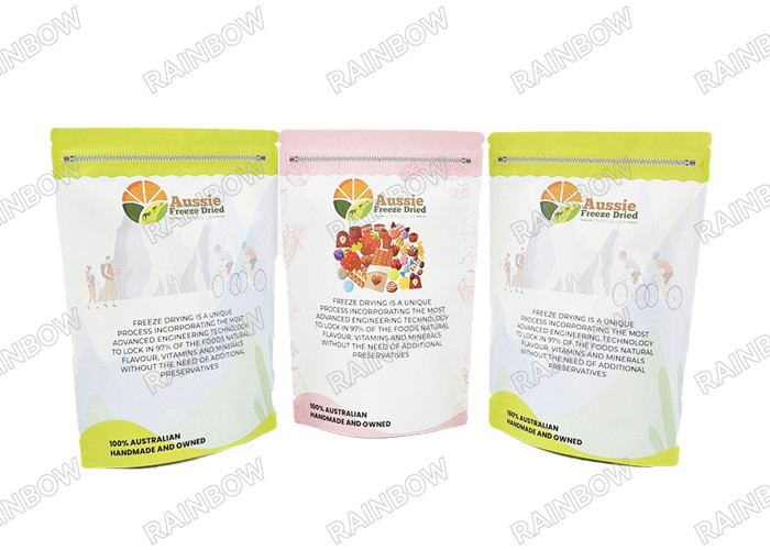 پنبه آلومينيوم ضد بوي بلند کيسه باز بسته زپ لاک ضد بچه 28 گرمي کيسه هاي مايلار