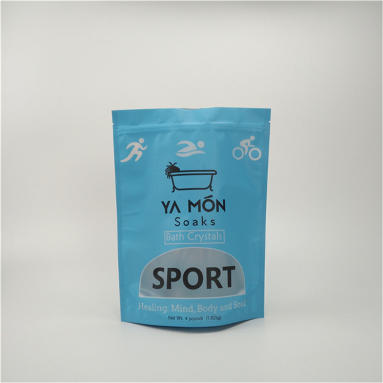 صاف پذیرفته شده تا 10 رنگ در دسترس تولید کننده سفارشی لوگو خود را Mylar بسته بندی ساکت