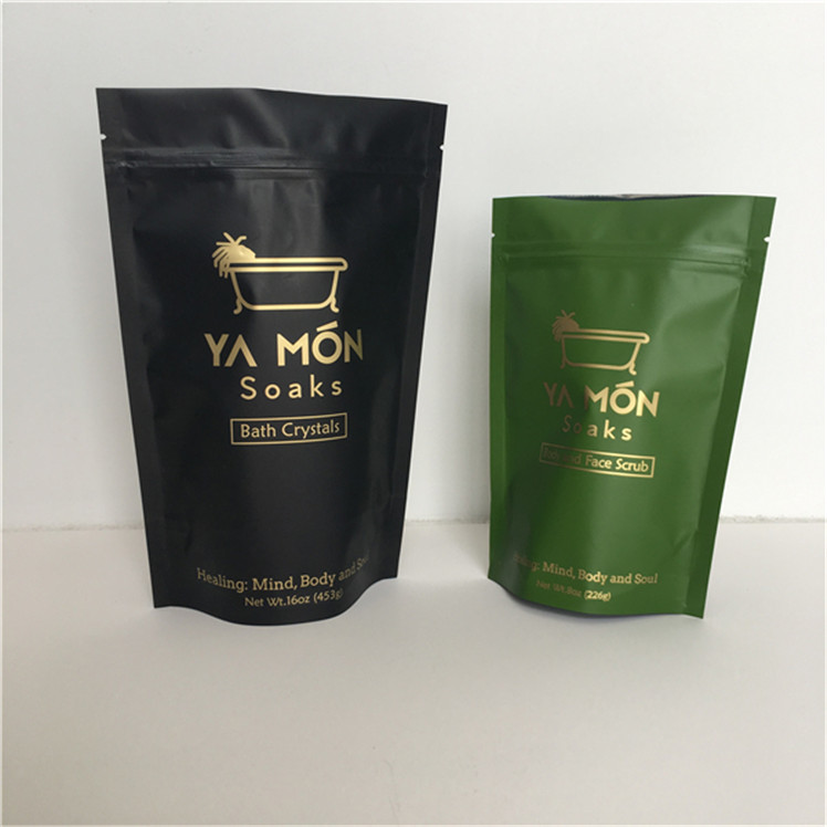 قیمت مناسب ورق آلومینیوم ضد بوی و ضد رطوبت کیف های ایستاده با زیپ