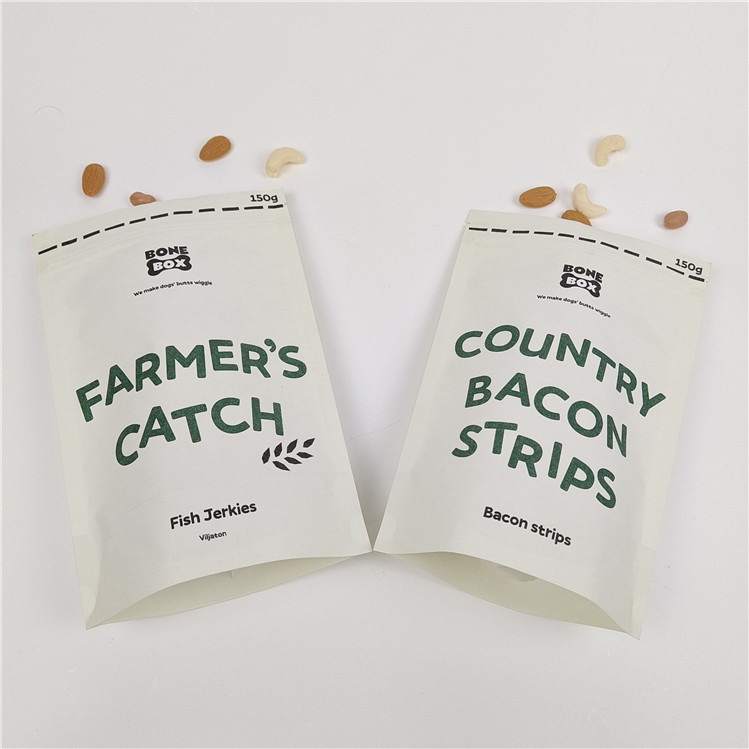 چاپ دیجیتال سفارشی کیف های زپ ایستاده ضد بوی کیف کاغذی کرافت