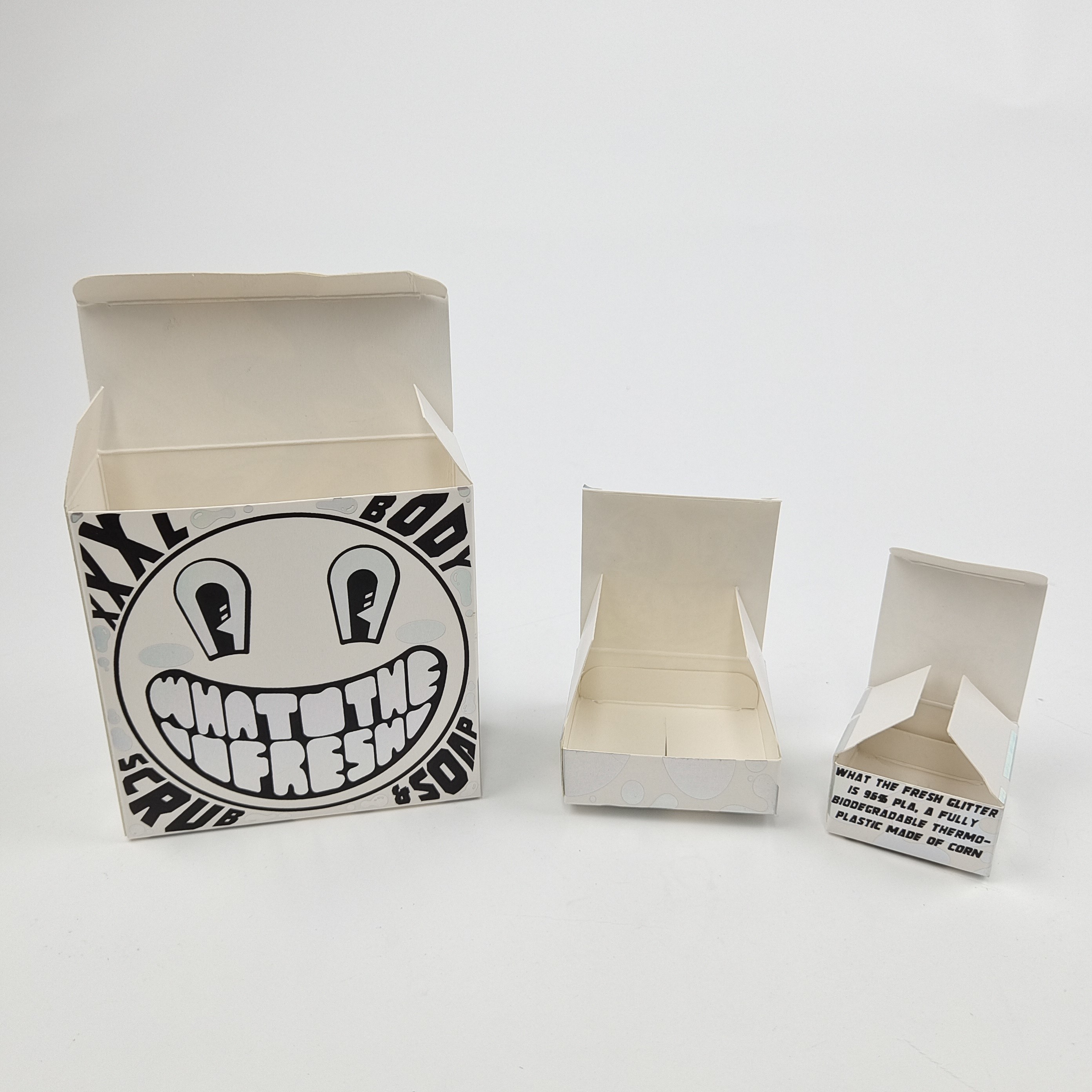 جعبه کاغذی کارتونی سفید رنگ UV مت سفارشی 400g برای نمونه آرگان روغن آرگان