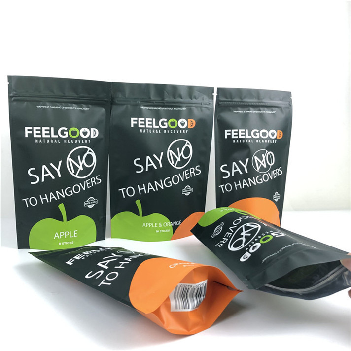 لوگو سفارشی چاپ شده قفسه زپ ضد بوی کیسه های بسته بندی پلاستیکی ضد آب