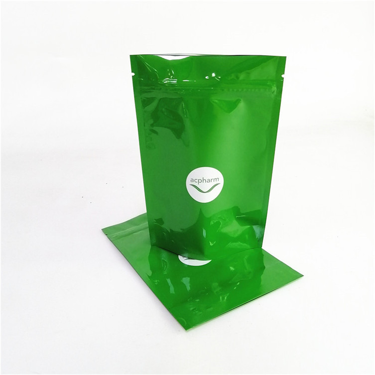 پذیرفته شده تا 10 رنگ در دسترس است ضد بو ایستاده کیسه بسته بندی گرما مهر زپ بالا