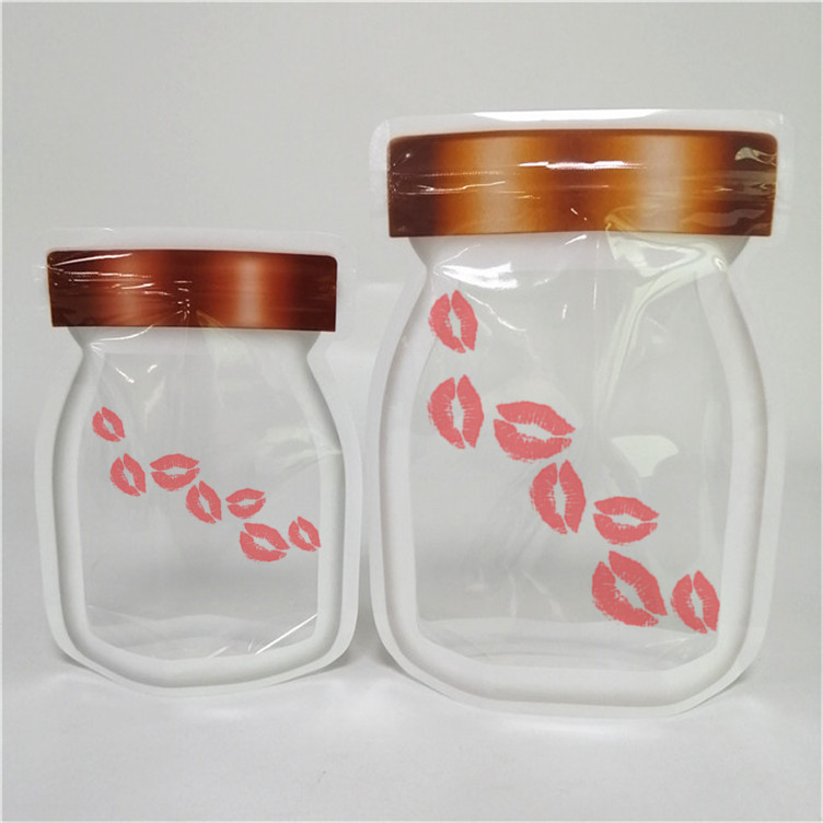 طراحی جدید بهترین فروش ضخامت سفارشی لوگو سفارشی چاپ شده ایستاده جیب زپ بسته بندی مهر مواد غذایی پلاستیکی