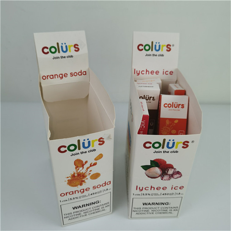 برچسب سفارشی داغ، جعبه نمایش کارتونی، جعبه نمایش پی دی کیو