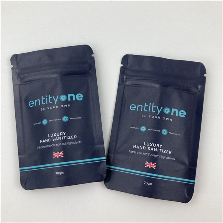 لوگو سفارشی چاپ شده کیف ایستاده با زیپ مچ پایان ورق آلومینیوم Mylar Doypack