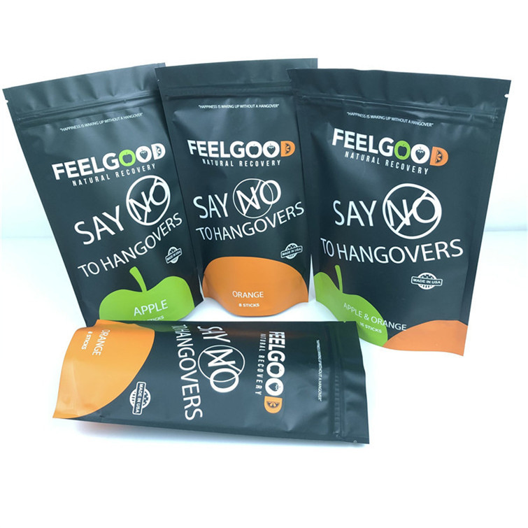 اندازه و طراحی سفارشی نیاز به فلز آلومینیومی ایستاده کیسه زیپ ضد بوی سفارشی چاپ شده