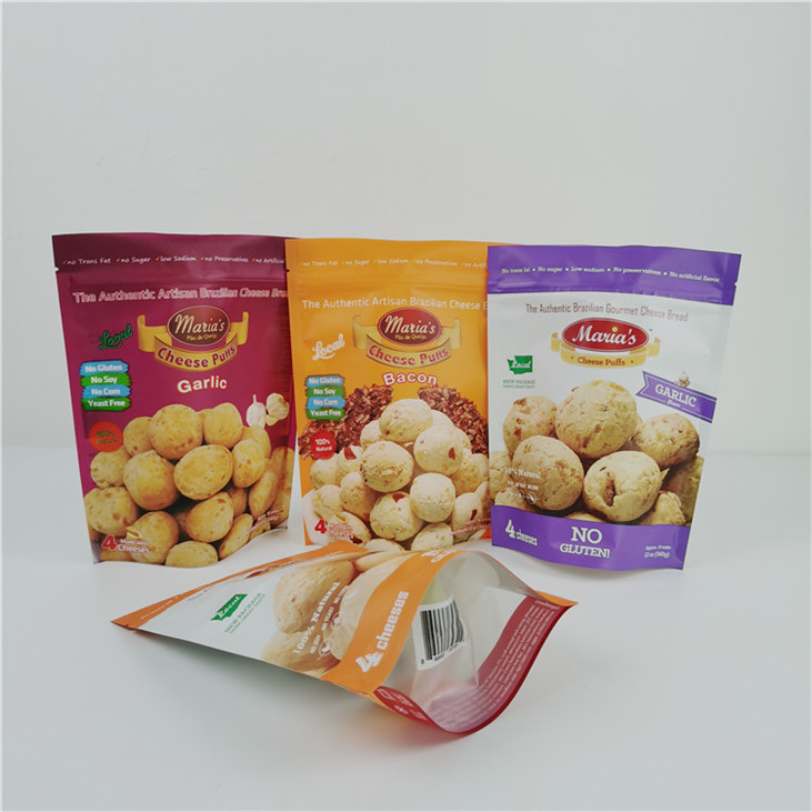 بسته بندی مواد غذایی اندازه سفارشی ورق آلومینیوم کیسه های مایلار با چاپ رنگی