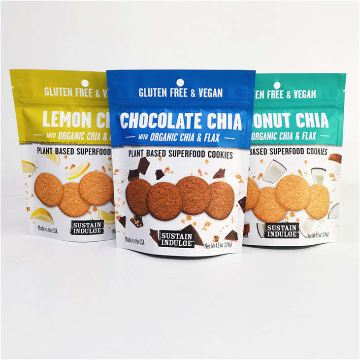 لوگو سفارشی چاپ شده ورق آلومینیوم Mylar Doypack با سطح چاپ گراوور