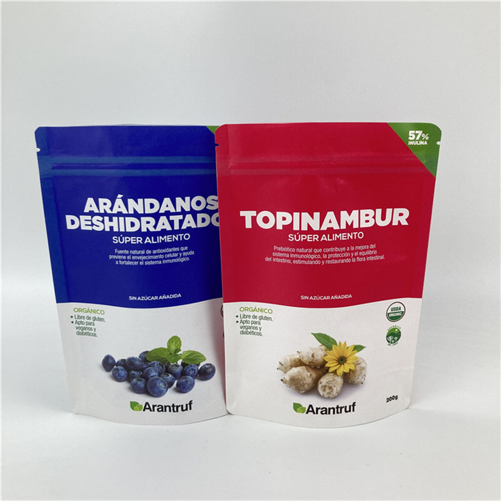 اندازه سفارشی / طراحی رنگارنگ چاپ Doypack مواد سازگار با محیط زیست و ایمن