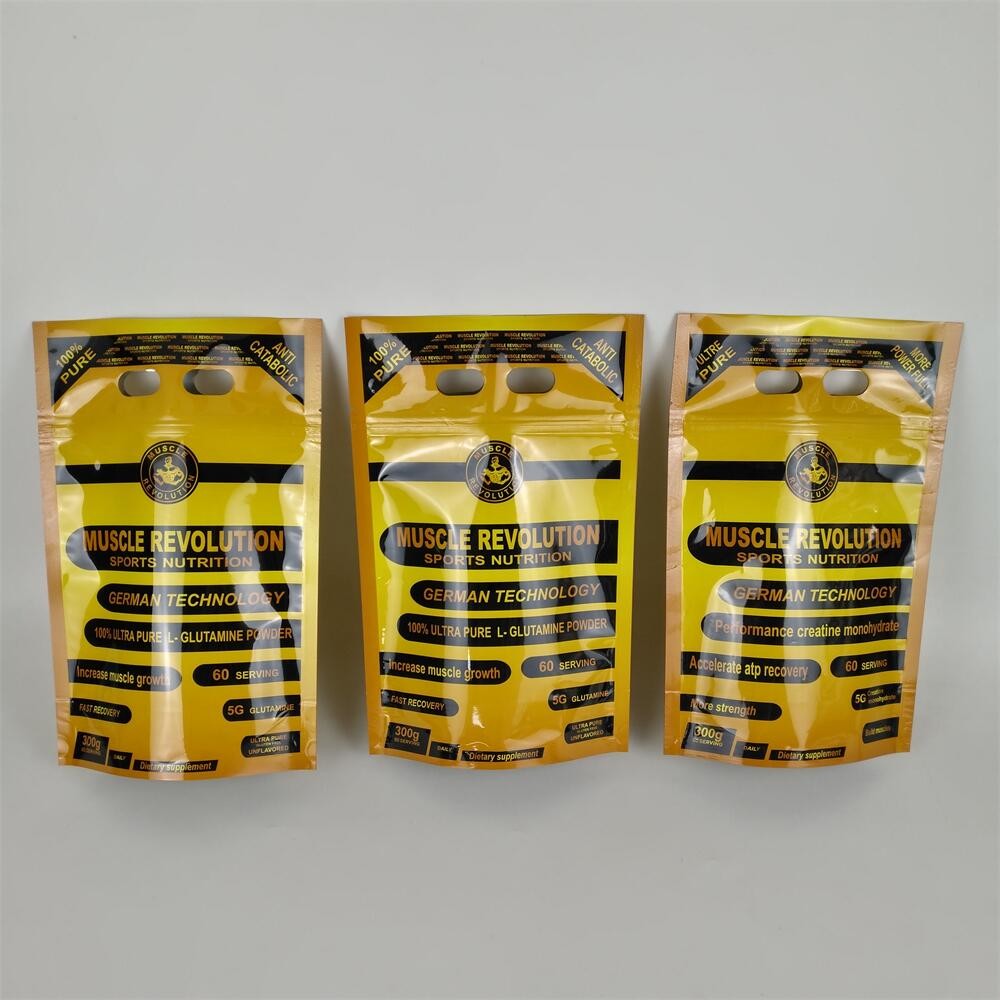 پودر پروتئین کیسه های بسته بندی مواد غذایی با چاپ دیجیتال پلاستیکی