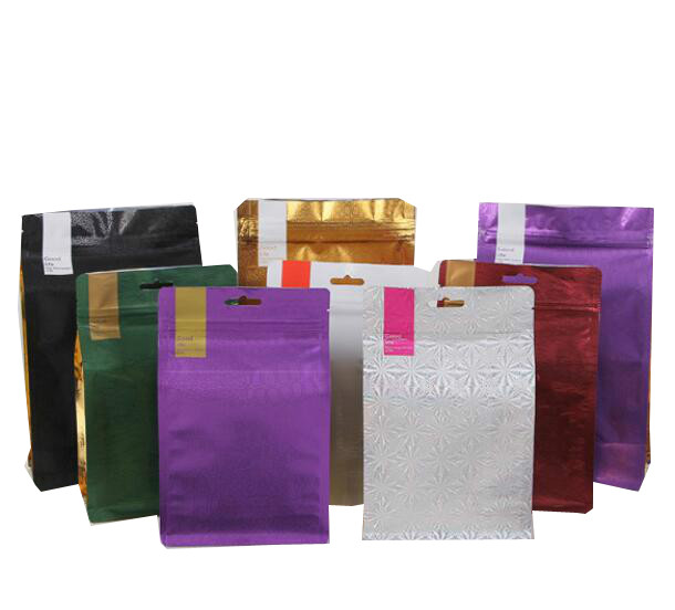 عمده فروشی آلومینیوم فویل قلع تکه تخت پایین قهوه کیسه بسته بندی با شیر تخلیه 500g 1kg